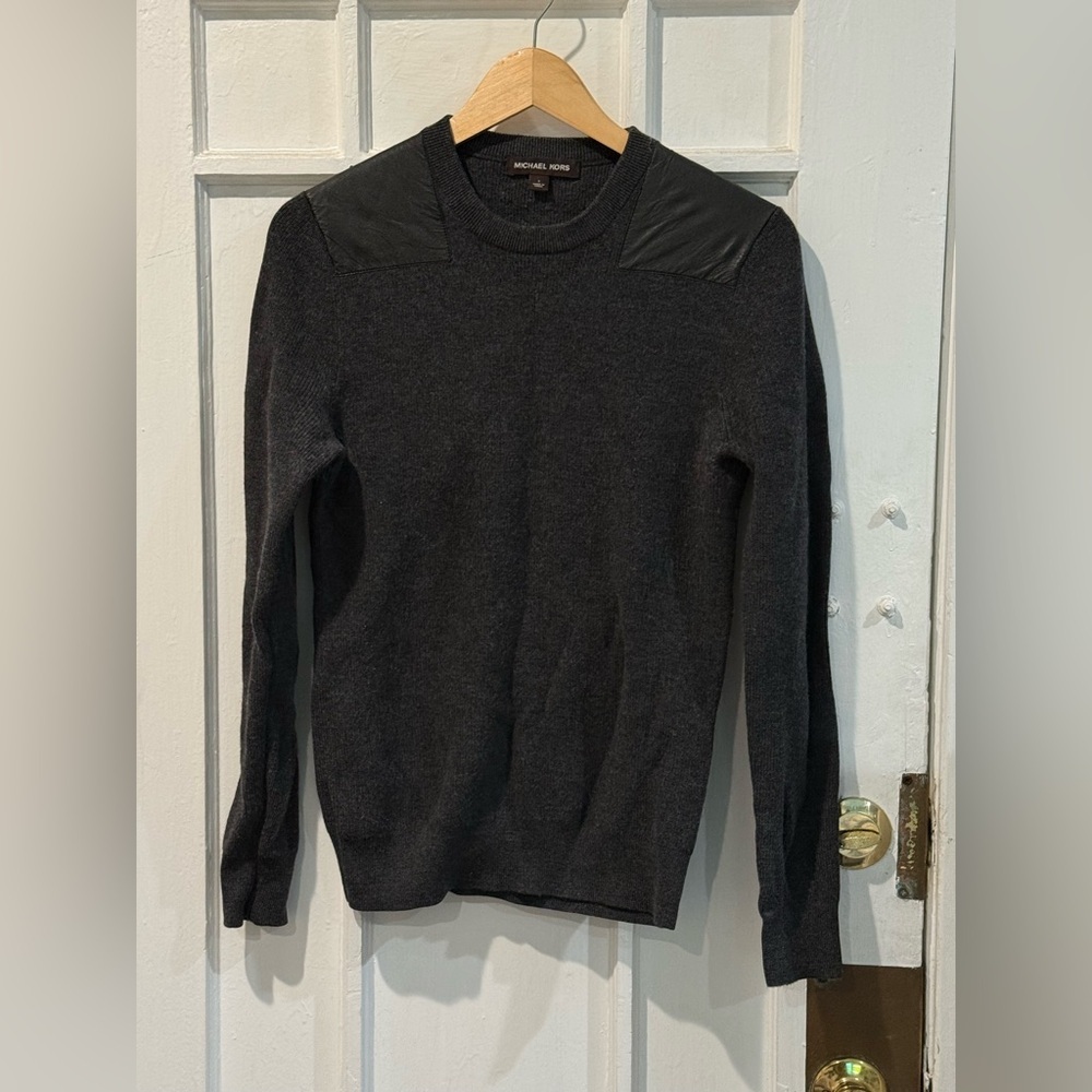 Michael Kors Men's Charcoal Crewneck Sweater
